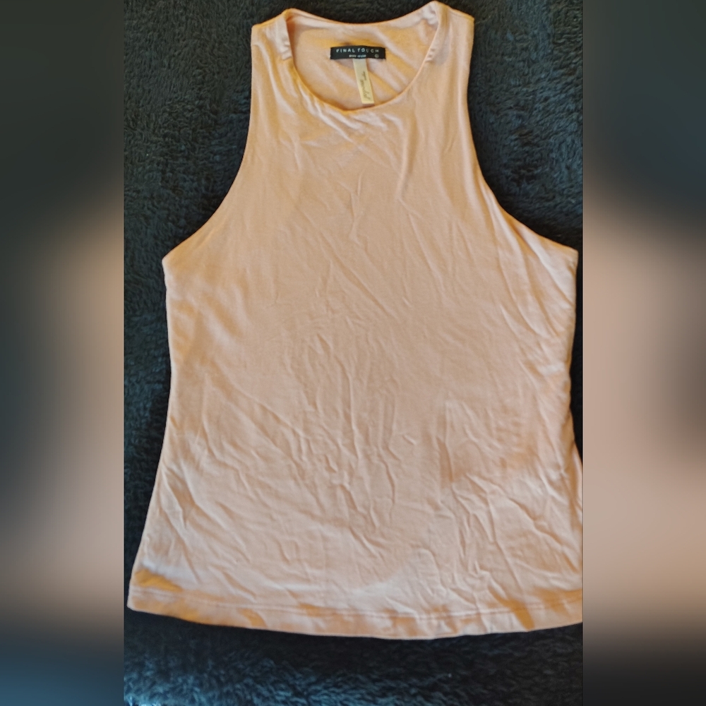 Cream Sleeveless Top